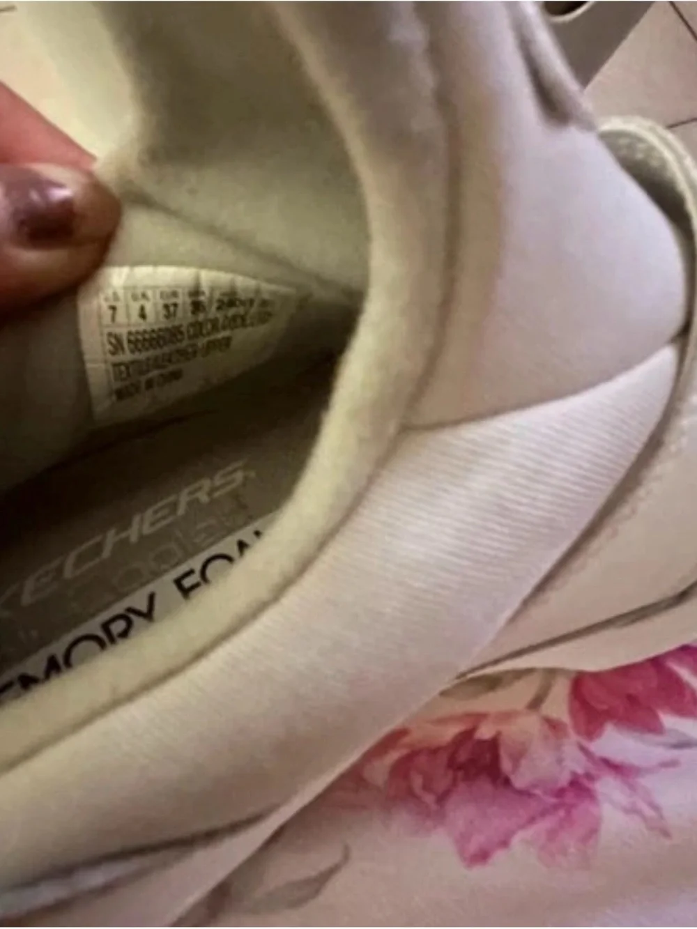 Skechers Kids White & Light Gray Slip-On Athletic Sneakers